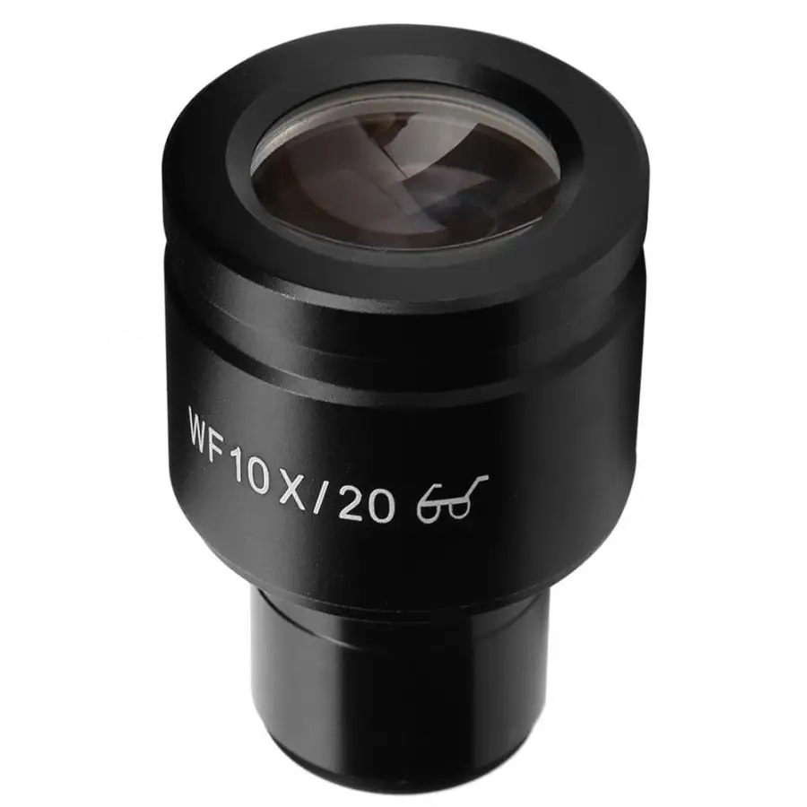 Широкоугольный окуляр линзы WF10X/20 мм со шкалой для биологического микроскопа