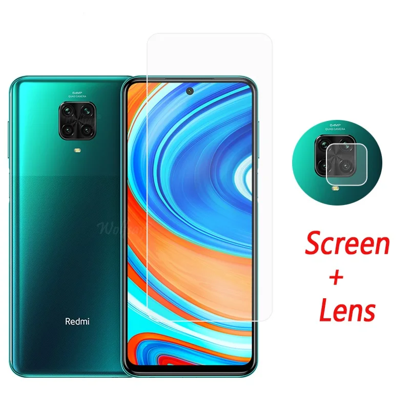 Защита объектива камеры для Xiaomi Poco M2 Pro закаленное стекло экрана | Мобильные