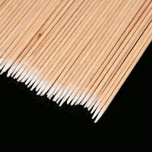 100 шт одноразовые ультра-маленькие ватные тампоны микроблейдинг микро щетки тампоны без ворса татуаж ресниц инструменты для наращивания# ZB