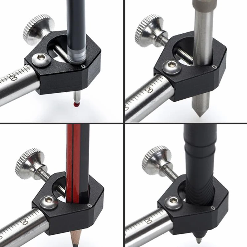 

Linear Arc Scriber Woodworking Tool Marking Gauge Scribers Parallel Line Drawing Tool DIY Wood Working Scribe Tools