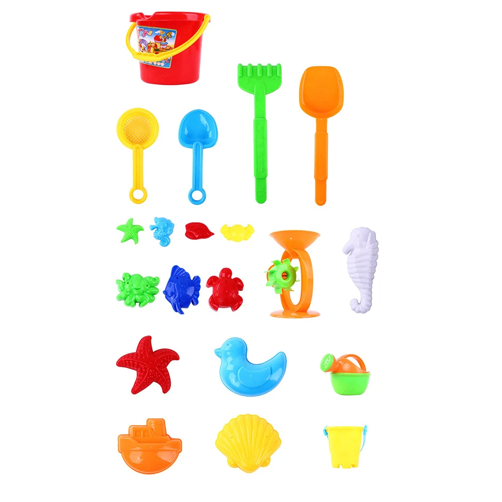 Детские пляжные игрушки замок, домик ведро Лопата рыба модель набор инструментов формы забавные инструменты Новый