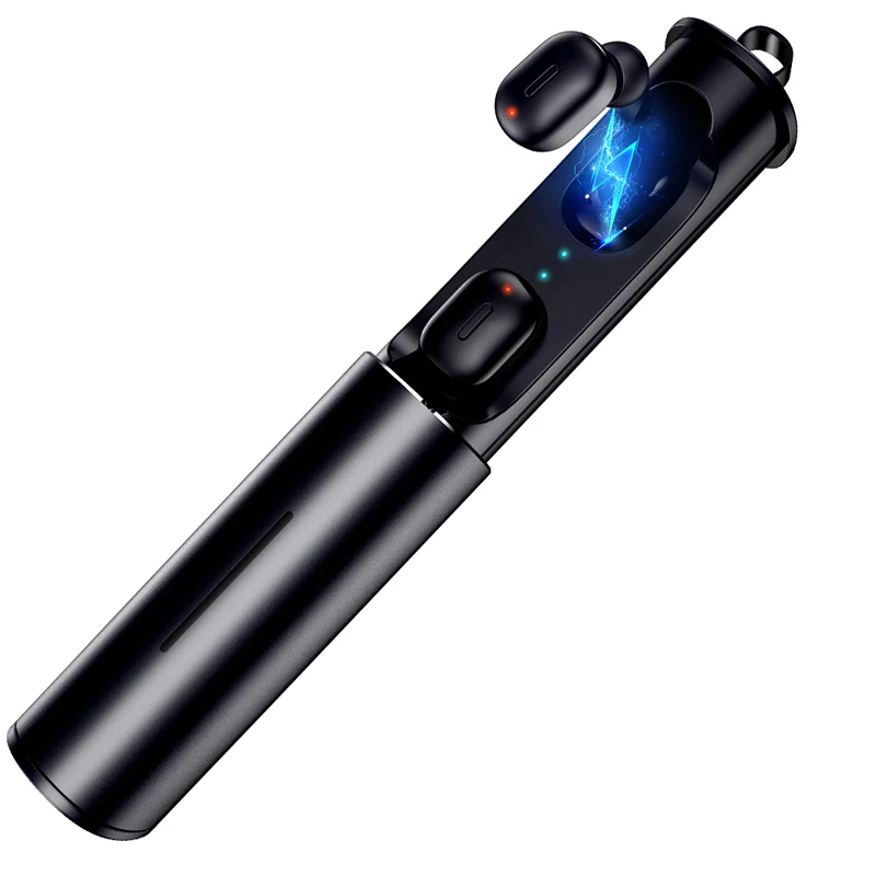

T1 Tws V5.0 Bluetooth Earphone 3D True Wireless Stereo Earbuds With Mic Portable Hifi Deep Bass Sound Cordless Dual Headset