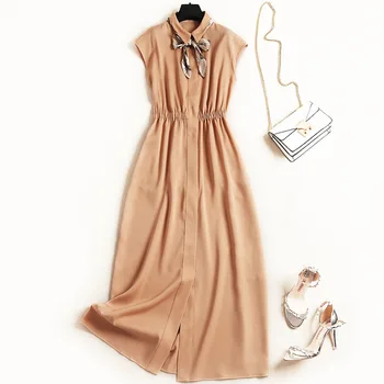 

2020 Women Dresses Long maxi dresses for women vestidos casual dress Beach Patchwork Color Loose Casual Plus Size Dress