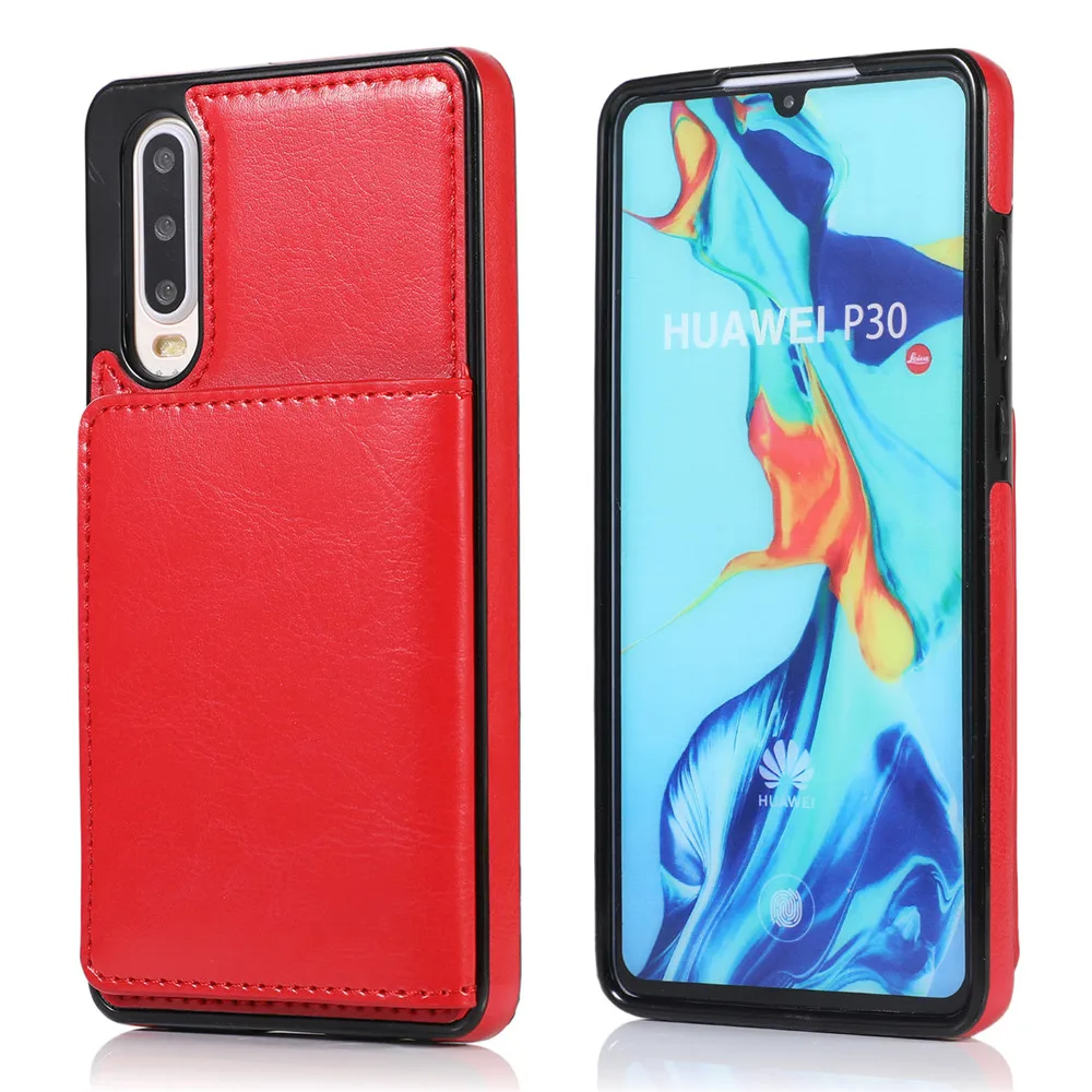 Чехол-Кошелек для Hauwei P30 mate 20 mate 20 Pro Lite Nova 4e, кредитный держатель для карт, Роскошный Кожаный противоударный защитный чехол-подставка