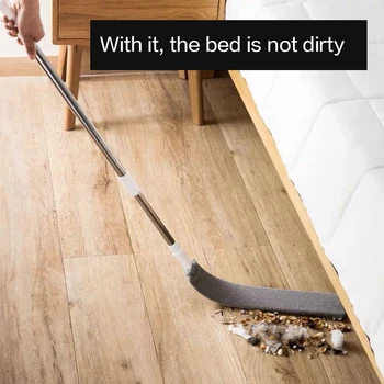 

Bedside Dust Brush Long Handle Mop Household Bed Bottom Gap Clean Fur Hair Sweeping Dusty Magic Microfibre Duster