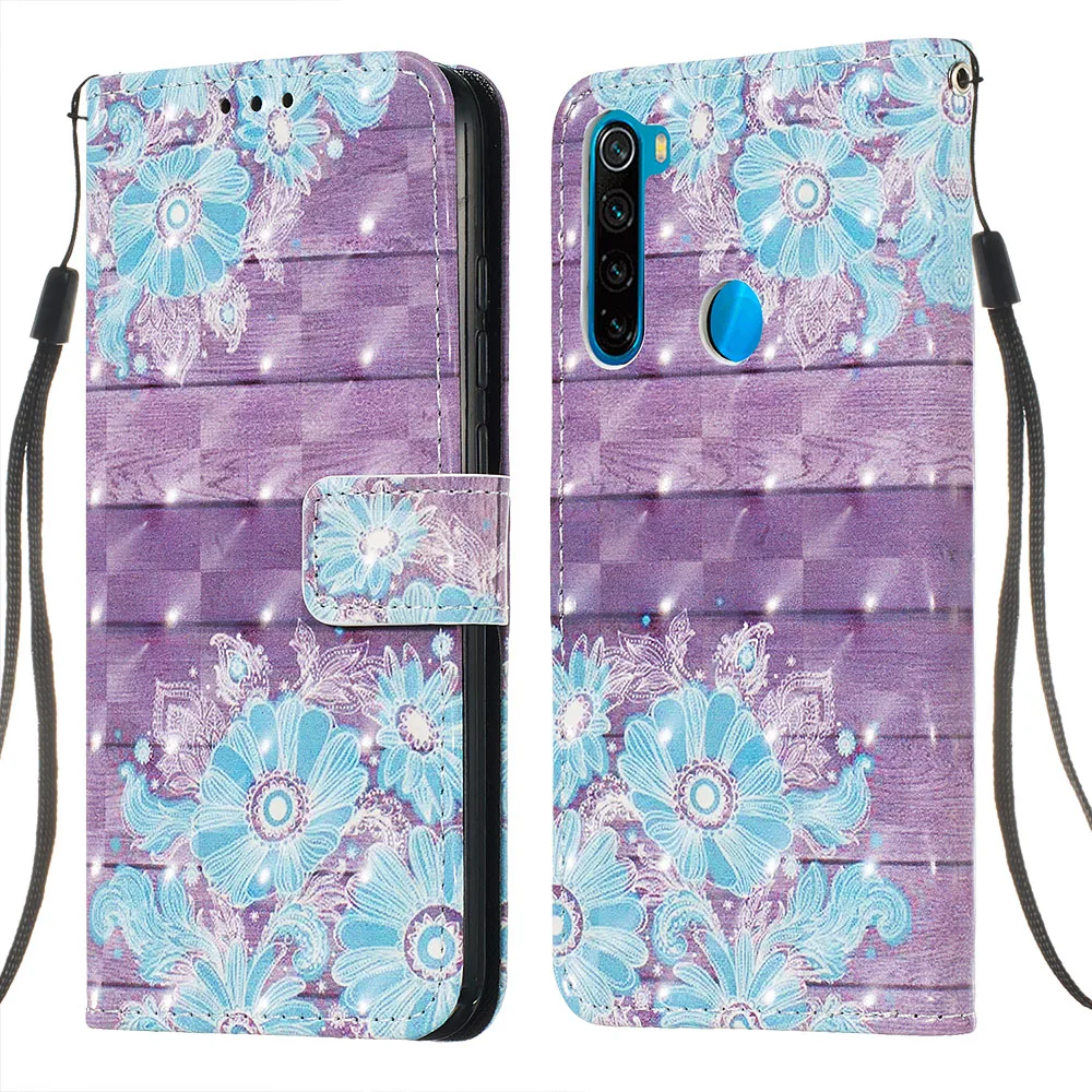 Чехол-книжка из искусственной кожи для Xiao mi Red mi Note8 Note8 Pro/mi 6X/mi A2/Red mi Note 5A Prime/Red mi 4A 5A