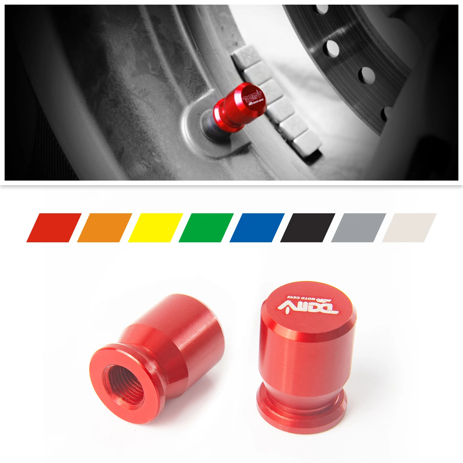 Motorcycle Tyre Air Wheel Valve Stem Caps For Common to all motorcycles | Автомобили и мотоциклы