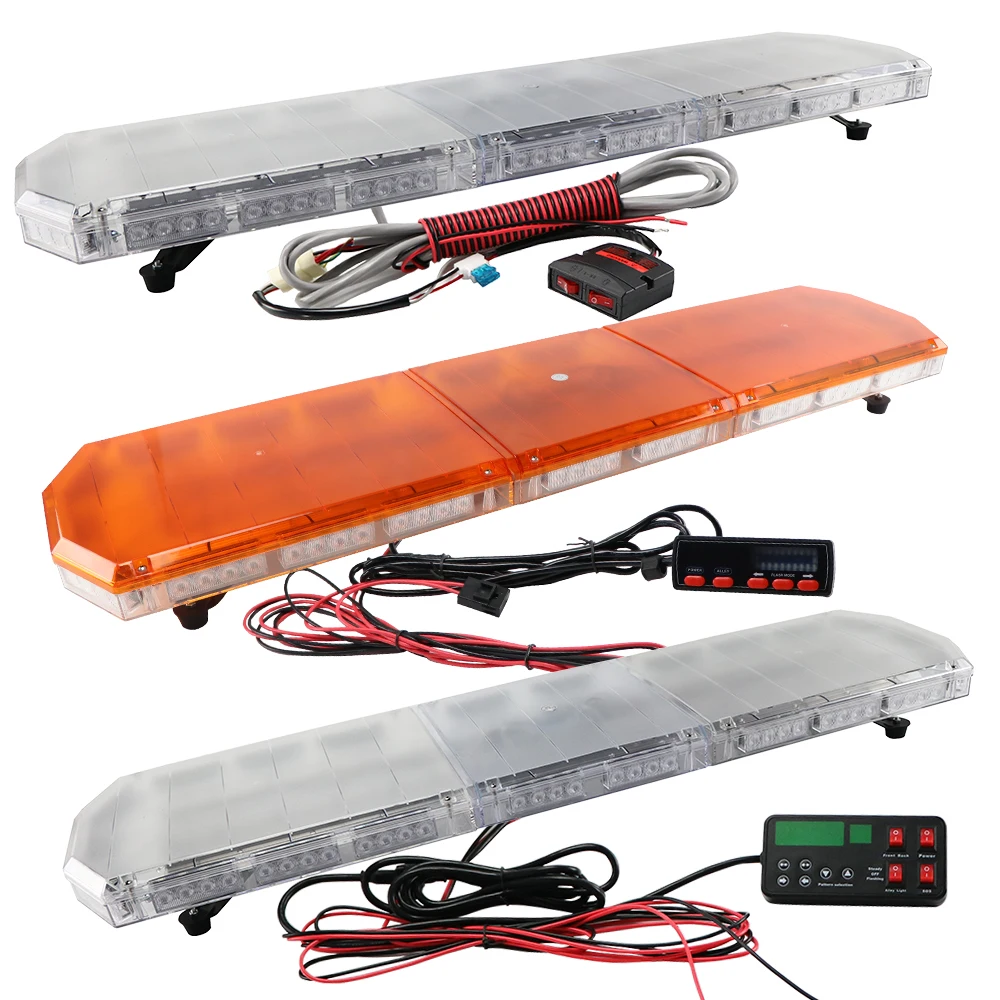 Cirion 12 V-24 V Универсальный 72-136LED длинная автомобильный светильник Водонепроницаемый магнит аварийный светильник мигающий Предупреждение светильник балка желтого цвета