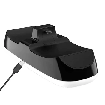 

Dual Charger Dock Stand Base Holder For PlayStation 5 Gamepad Charging Station Power Supply for Sony PS5 Wireless Controller