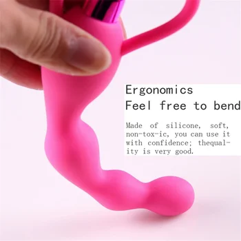 Adults Anal Beads Vibrator For Women Men Sex Game Toys Silicone Smooth Butt Plugs For Couple Gay Prostate Massages Sex Toys 3