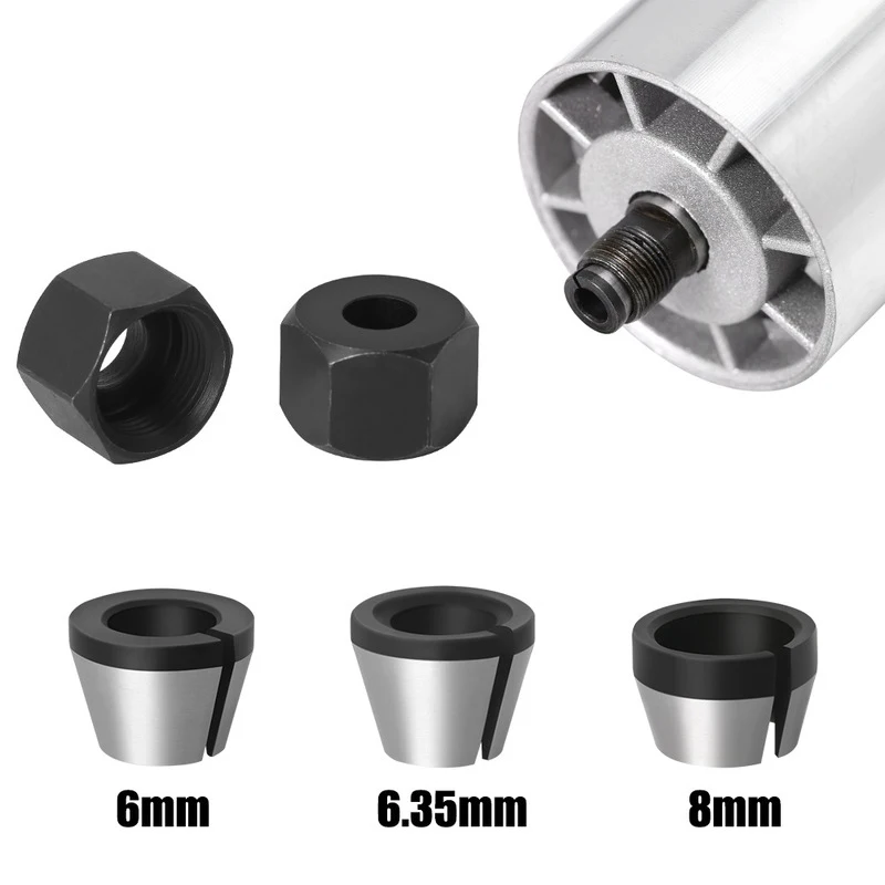 1Pcs-6mm-6-35mm-8mm-Milling-Cutter-Collet-Adapter-Engraving-Trimming ...