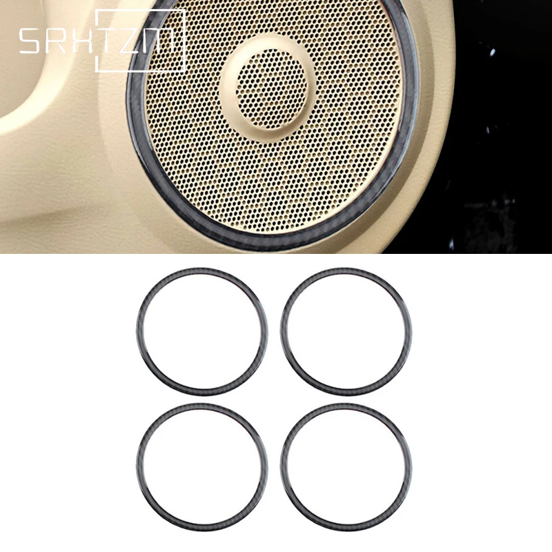 

Автомобильный Стайлинг, мягкая дверь из углеродного волокна, аудио динамик, кольцо, обшивка для Honda Crv 2007 2008 2009 2010 2011