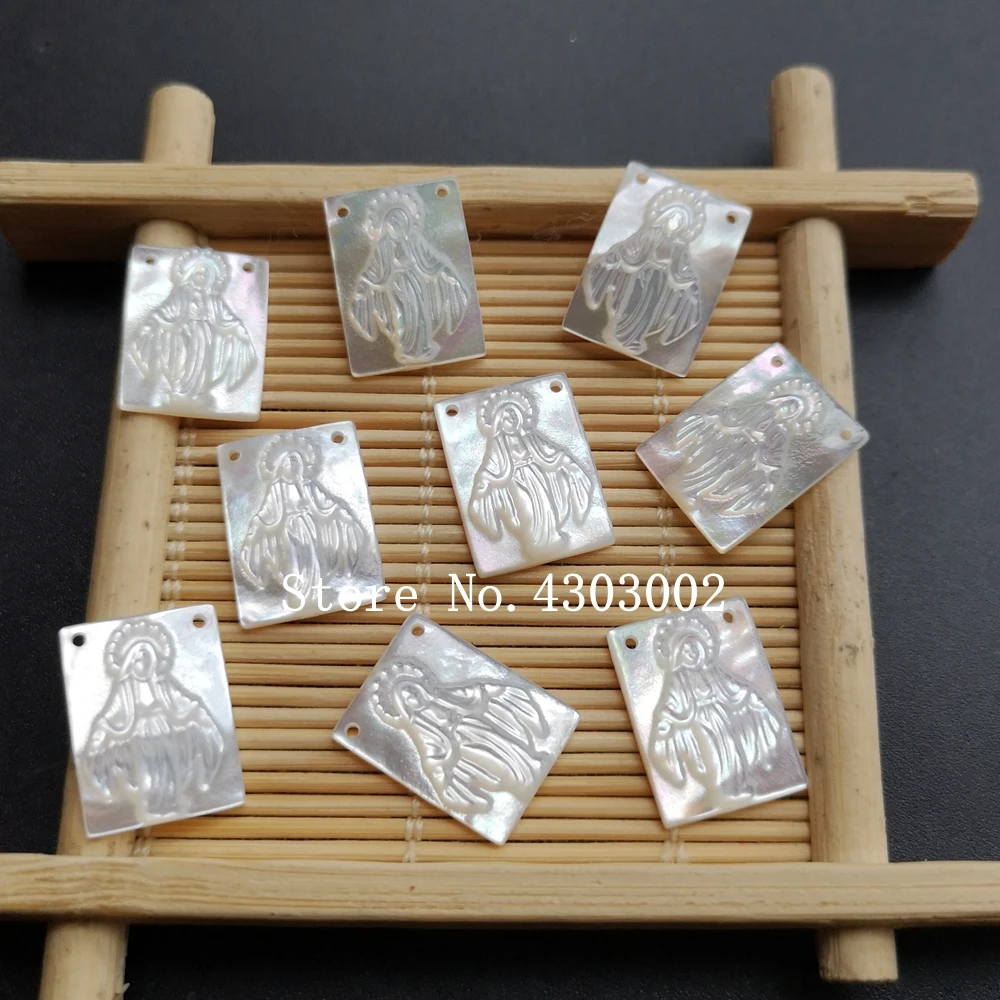 

50pcs/lot 12x16mm Natural Rectangle Lady of Grace Mother of Pearl Shell Rectangle Grace Mother Pearl MOP for DIY Jewelry