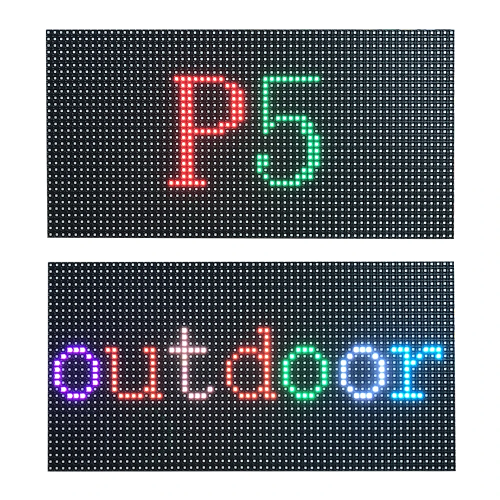 Уличный светодиодный модуль P5mm SMD2727 для сцены 32x64 пикселей Панель экрана Размер