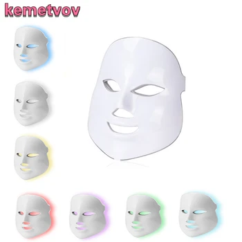 

Led 7 colors FacialBeauty Skin Care Rejuvenation Wrinkle Acne Removal Face Beauty Therapy Whitening Tighten Instrument