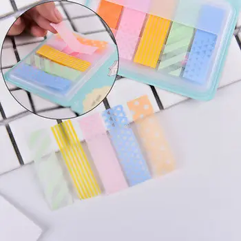 

20 Sheets Stick Markers Book Page Index Flag Sticky Notes Office School Supplies Index Stickers Strips Label Note Paper Korea