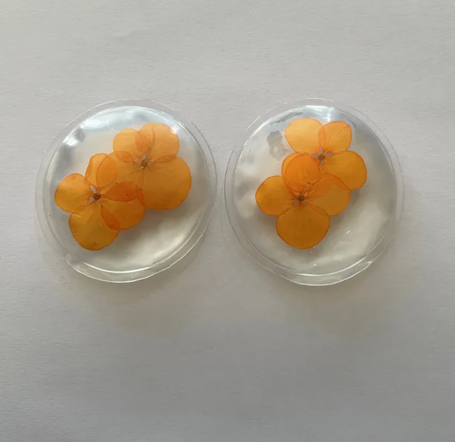 2 Pcs Ice Gel Eye Patch for Injuries Reusable Gel Cold Pack for Pain Relief Toothache Breastfeeding Tired Eyes Face Headaches flower 1