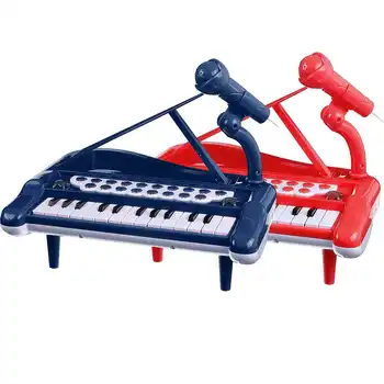 

25 Key Infant Playing Educational Electronic Piano Baby Toys Children Keyboard With Microphone Bracket Music Score for Kid Gifts