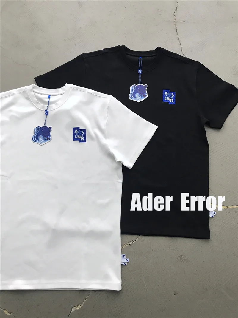 FOX Adererror Embroidery Maison Kitsune T shirt Men Women 1:1 High Quality Ader Error Embroidered T shirts Z stitch Tee Tops