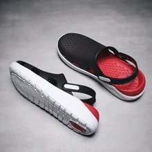 Обувь с отверстиями; Мужская обувь; мужские сандалии; Летняя обувь; Sandalias Hombre; шлепанцы; Sandalet; Сабо; Sandles; Новинка; Красивая мужская обувь