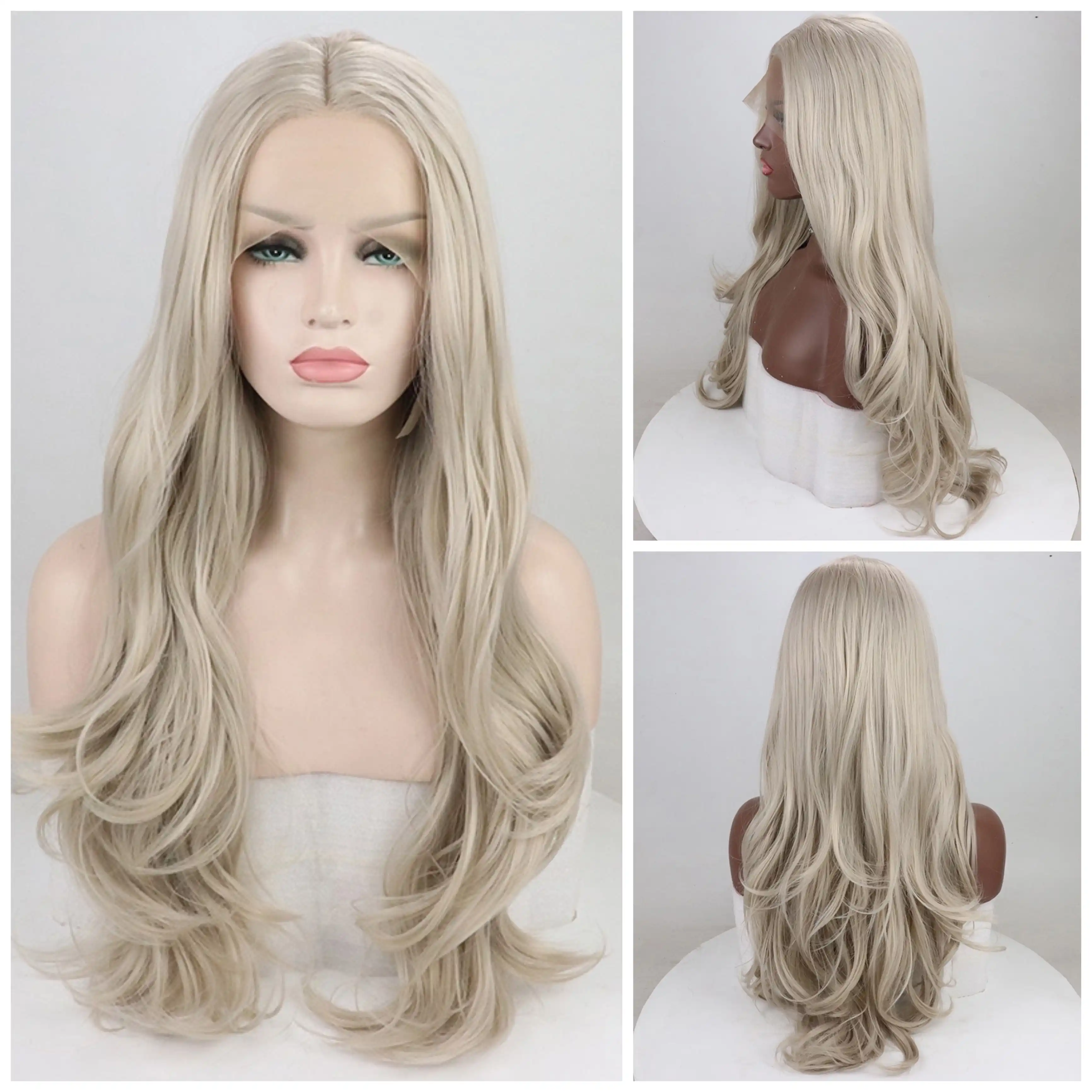 long yellow blonde wig