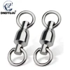 DNDYUJU 10pcs Stainless Steel Fishing tackle Ball Bearing Swivel With Soild Ring Fishing Accessories Fishhook Tackle Accessory ► Photo 1/6