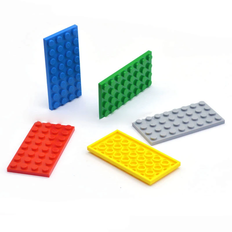 50pcs DIY Building Blocks Thin Figures Bricks 4x8 Dots 12Color Educational Creative Compatible With Brand Toys for Children 3035 3