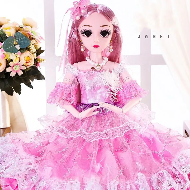 60 см 20 подвижные швы белая кожа Bjd куклы принцесса платье девушки игрушки 3D глаза одежда Обувь Аксессуары BJD кукла игрушка для девочек