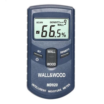 

MD920 Digital Inductive Wall and Wood Moisture Meter Inductive Hygrometer Digital Humidity Tester Damp Detector