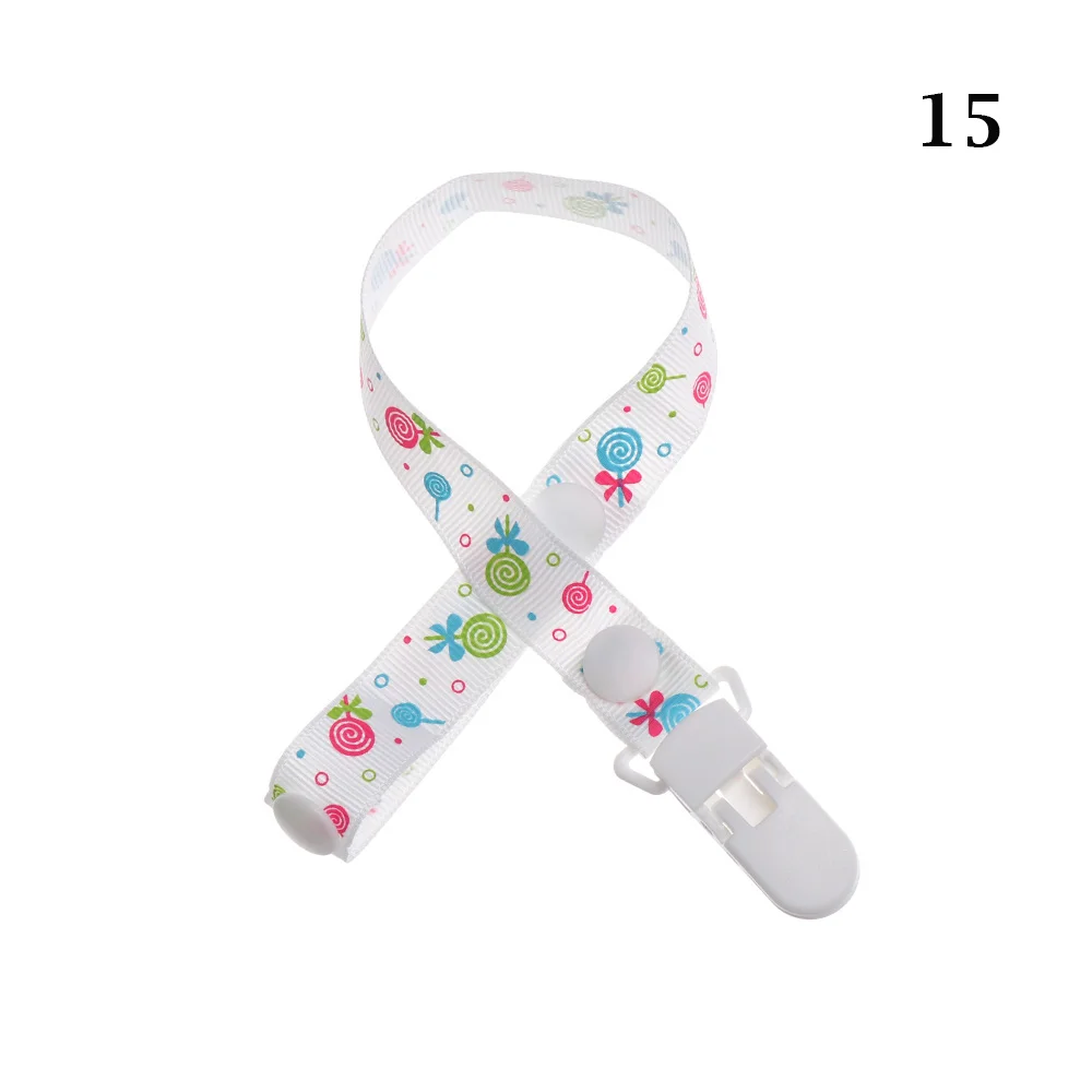 Style 2 - 15 1 шт. новая прищепка для соски пустышка цепь лента держатель для крепления для укачивания, успокаивающего приспособления поводок ремень держатель для соски для кормления младенцев - Цвет: Style 2 - 15