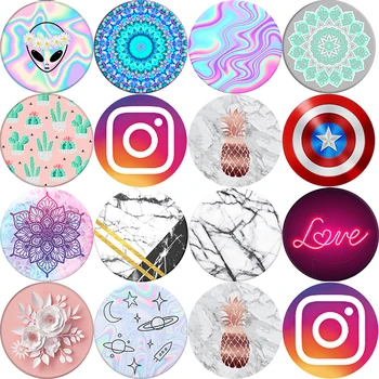 

Marble Color Round Metal Plate disk iron sheet for Magnet Mobile Phone Holder For Magnetic Car Phone Stand holders