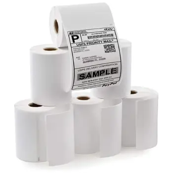

NETUM Thermal Direct 4" x 6" (100mm x 150mm) Shipping Label (Roll of 300 Labels) - Commercial Grade