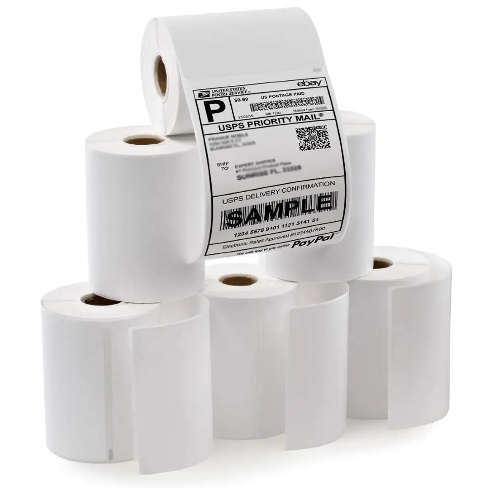 NETUM Thermal Direct 4x6 (100 мм x 150 мм) этикетка (рулон из 300 этикеток) коммерческого