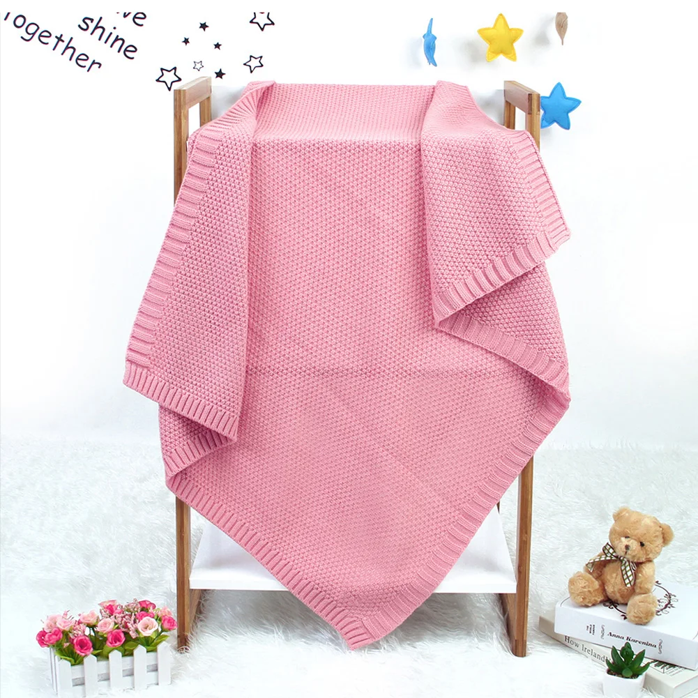 8 цветов,, детское одеяло для новорожденных, вязаное крючком, зимнее теплое Пеленальное Одеяло, спальное одеяло, новая мода