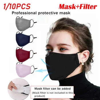 

Face Mask Respirator Washable Reusable Masks Cotton Unisex Mouth Muffle