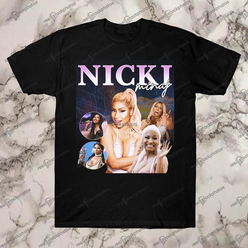 Рубашка Nicki Minaj в стиле хип-хоп рубашка ретро 90-х годов | Мужская одежда