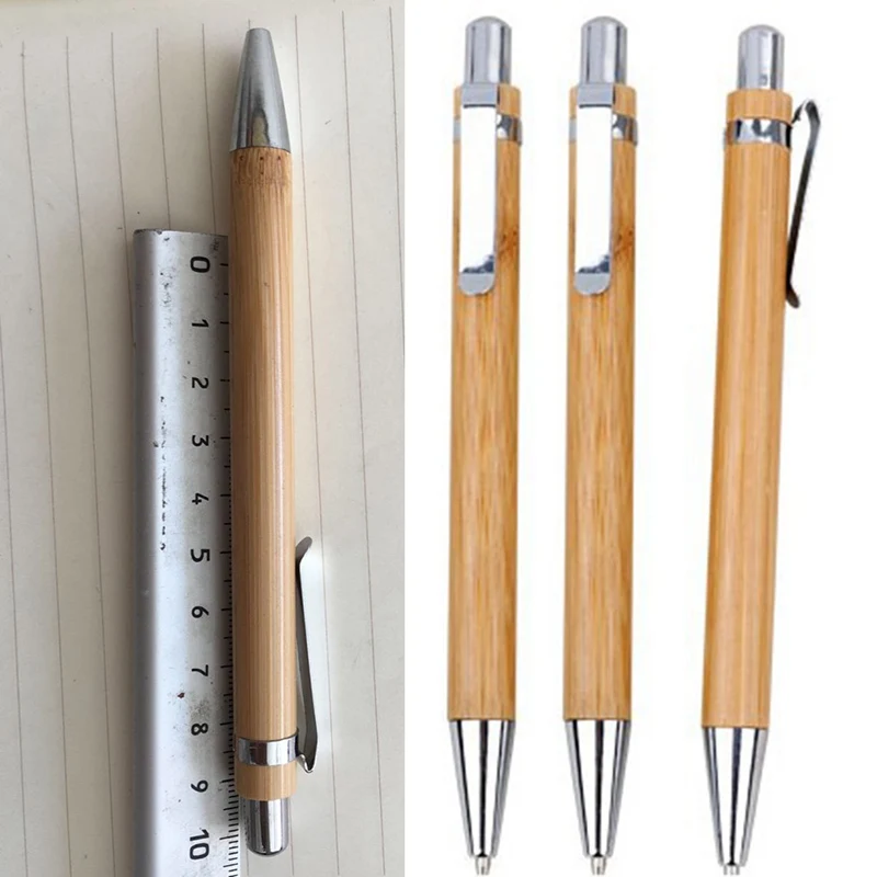 

Gifts For Bamboo Wood Ballpoint Pen Writing Instrument for Workplace and Office School Supplies