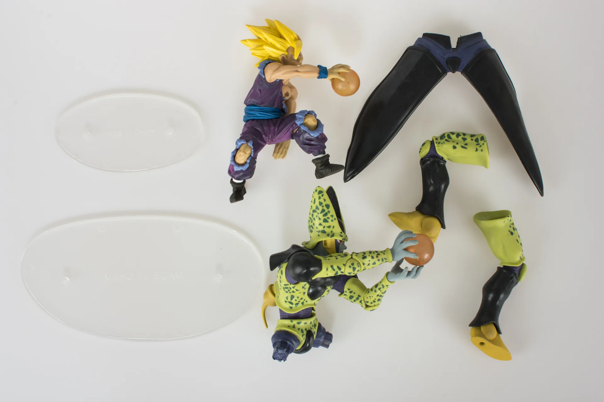 [Top] 2 шт./лот аниме Dragon ball Супер Saiyan Сон Гоку и ячейка Боевая версия Фигурка Статуя Коллекция Модель детский подарок