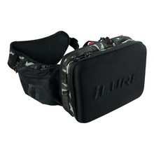 Storage Fishing Bag Washable Adjustable Outdoor Large Capacity Waterproof Durable Portable Protection Wear Resistant Zipper