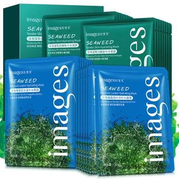 

10Pcs Seaweed Face Mask Algae Alginate Moisturizing Whiten Korean Facial Skin Care Shrinkage Pores Oil-control Beauty Masks