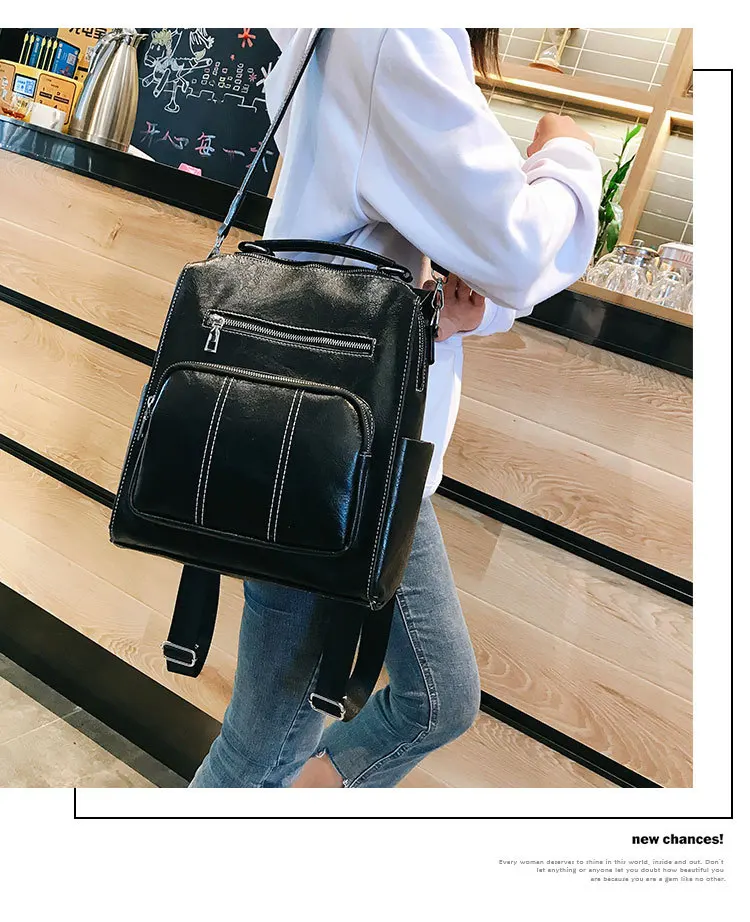 Mochila Feminina рюкзак кожаный школьный рюкзак для девочек плотная большой вместимости рюкзак для девочек функциональный рюкзак женская сумка