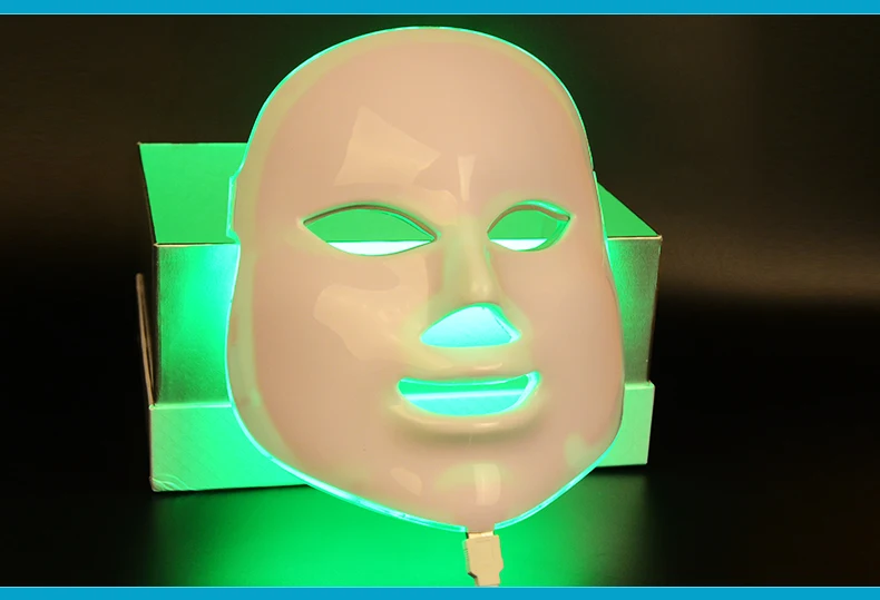 7 цветов Led Facia маска для омоложения кожи фотонная терапия электрическая маска для лица подтягивающее устройство для лечения кожи портативный инструмент для красоты