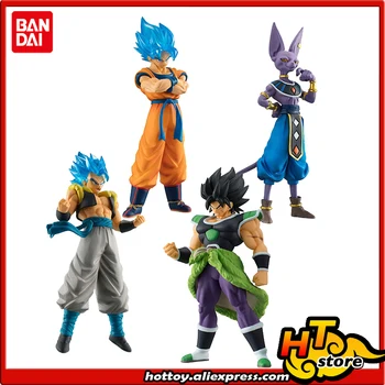 

100% Original Bandai HIGH GRADE REAL FIGURE HG Gashapon PVC Toy 02 - Set of 4 PCS Broly Gokou Gogeta Birusu