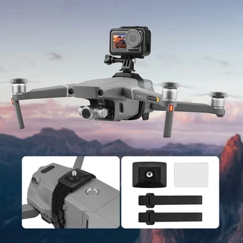 

for DJI Mavic Air 2 Mini 2 FIMI X8 SE 2020 Top Extension Kit Drone Fill Light Bracket Mount Holder for Action Camera Accessories
