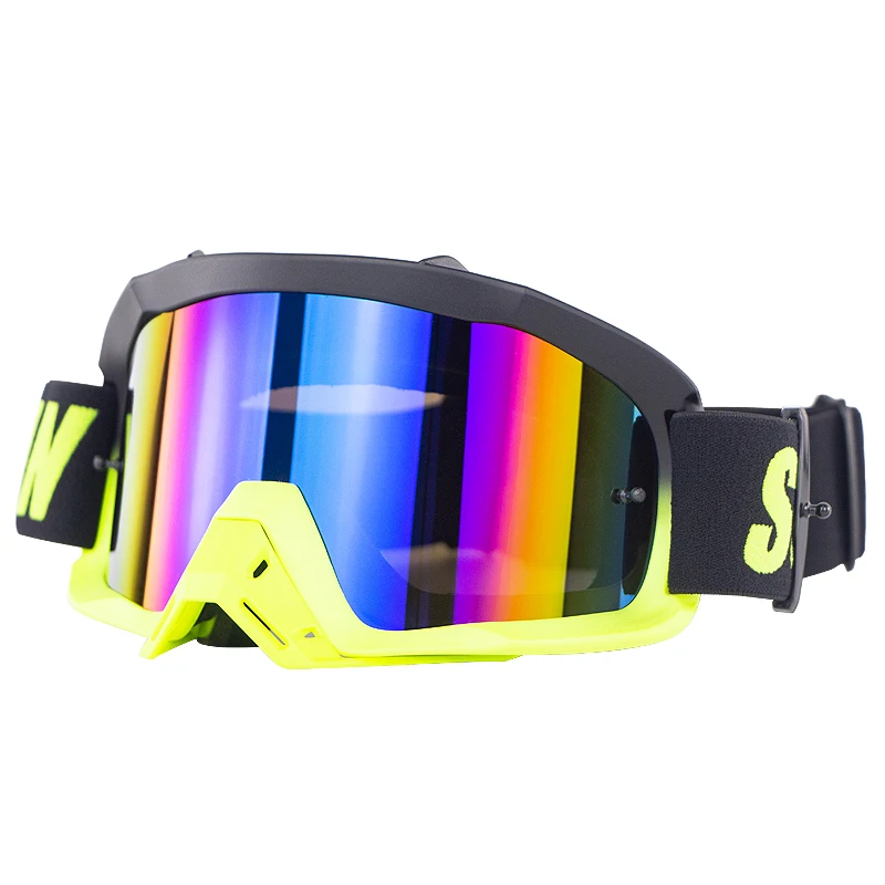 Gafas очки для мотокросса, очки для внедорожников, внедорожников, грязи, велосипедов, пылезащитные гоночные очки, анти-ветер, очки MX - Цвет: C