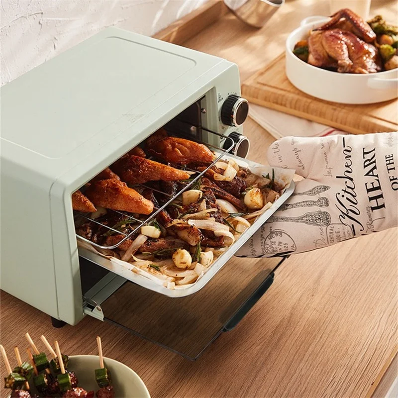 Electric Oven Timing 12L Multi-function Stainless Steel ter Cake Bread Baking Machine for Home 800W 220V KX10