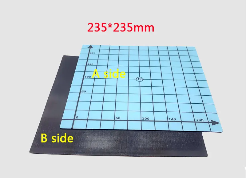 3D-принтер, магнитная печатная кровать, лента 235*235 мм, квадратная Тепловая кровать, наклейка, сборка, пластина, лента, поверхность, Гибкая Пластина для Ender-3, Ender-3X