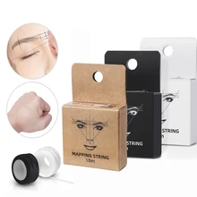 

Tattoo Thread Eyebrow Marker Thread Tattoo Brows Ruler Auxiliary Line Drawing With Ink Positioning Mapping Line Box Black Brown
