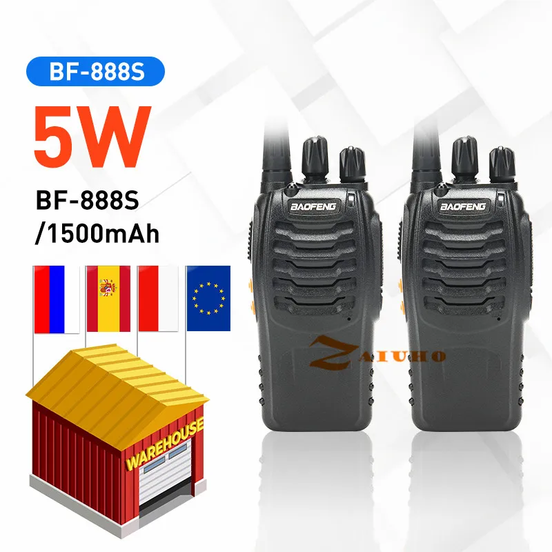Baofeng BF 888S иди и болтай Walkie Talkie “иди 888s UHF 5 Вт 400 470 МГц BF888s H777 дешево двухстороннее
