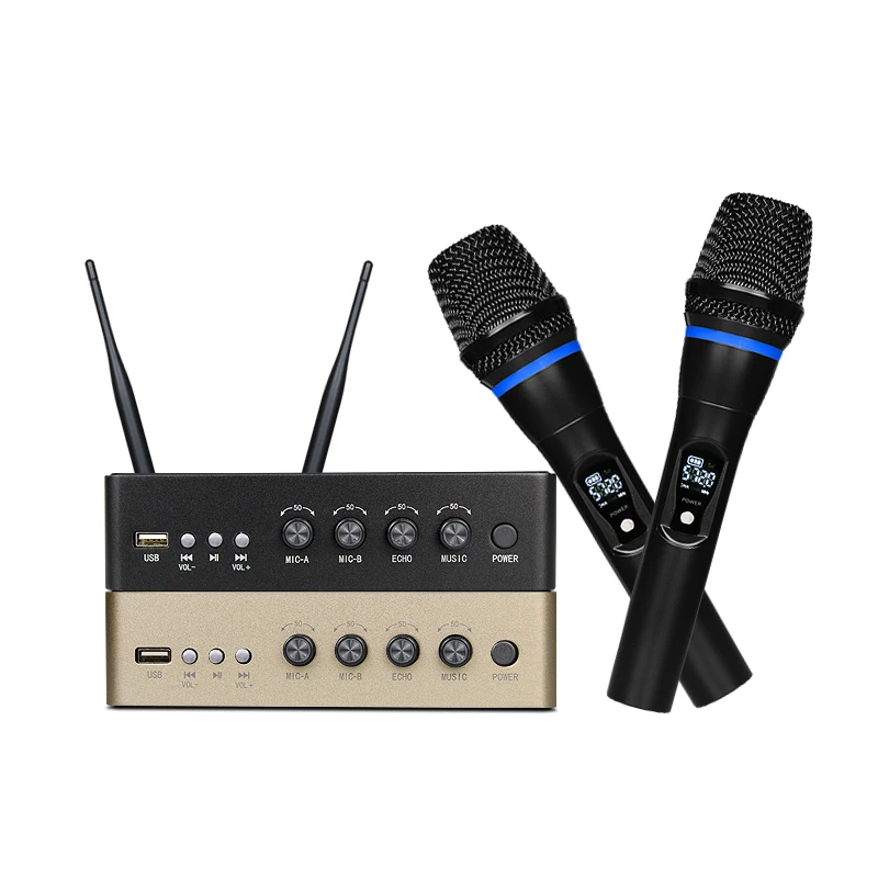 Портативный УВЧ Мини Bluetooth беспроводной микрофон X6 усилитель с эхо басами и
